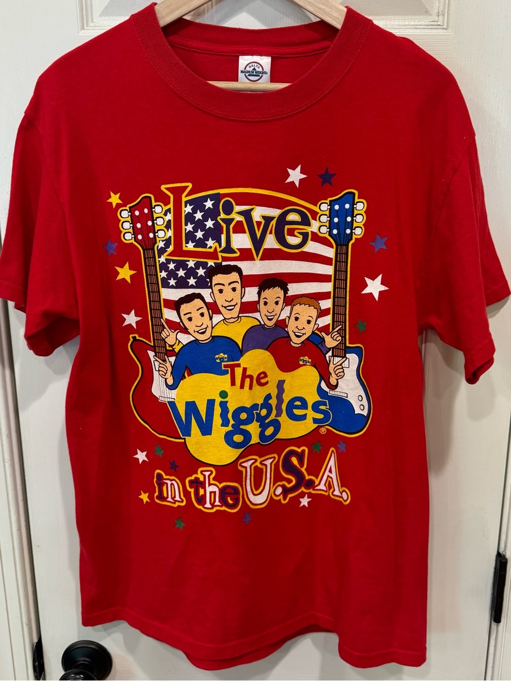 VTG Wiggles 90’s live retro shirt Men’s Medium